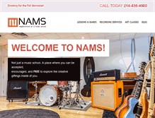 Tablet Screenshot of namsfrisco.com